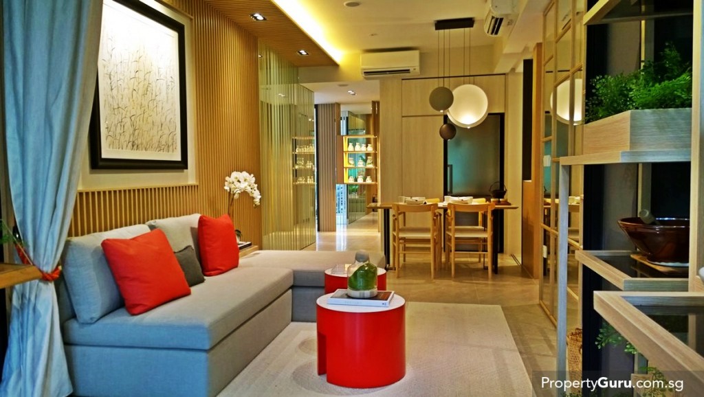 3BR balcony to living room