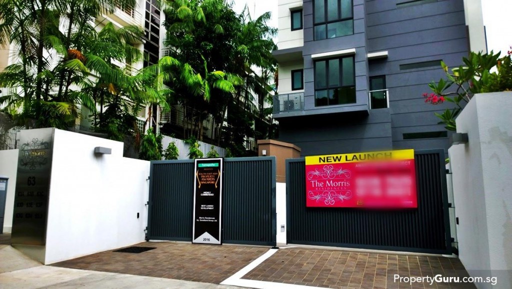 Morris Residences main gate