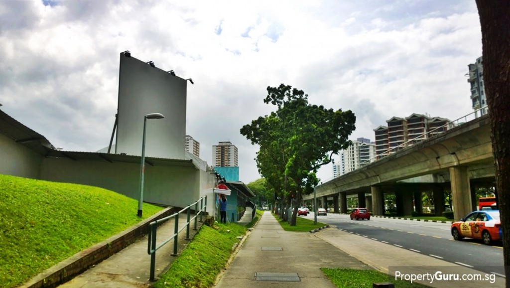 Upper Changi Road to Grandeur Park site and showflat