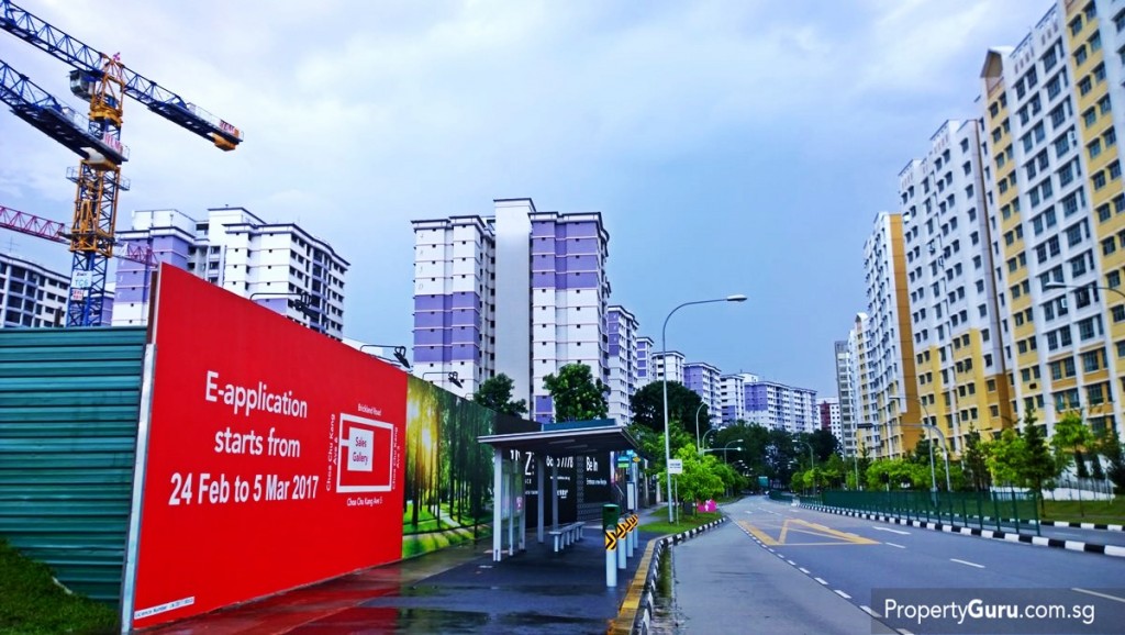 Bus stop in front of iNz Residence