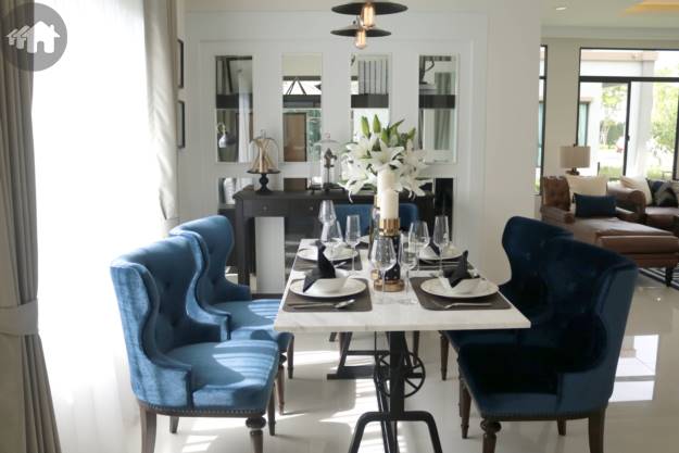 พื้นที่รับประทานอาหาร บ้าน Panoramic Sense โครงการ ภัสสร เพรสทีจ บางนา-สุวรรณภูมิ Passorn Prestige Bangna Suvarnabhumi