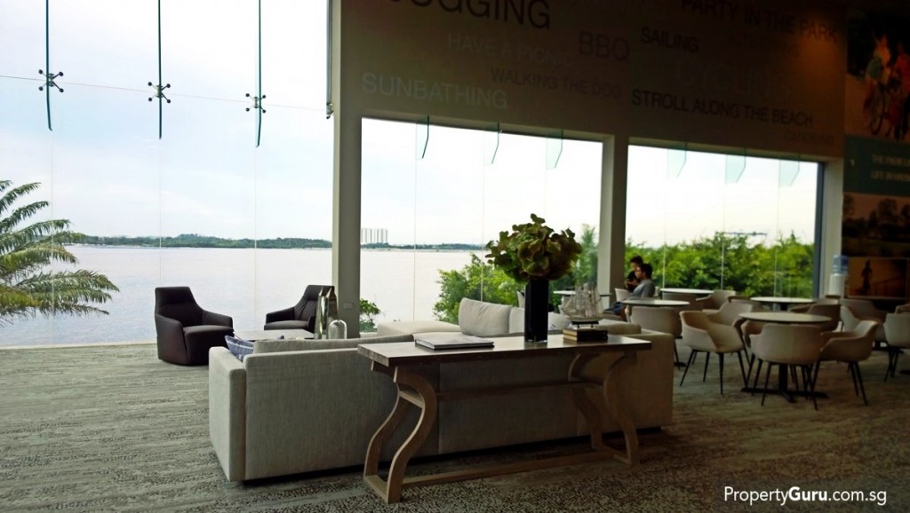 View of the sea from watercove showflat