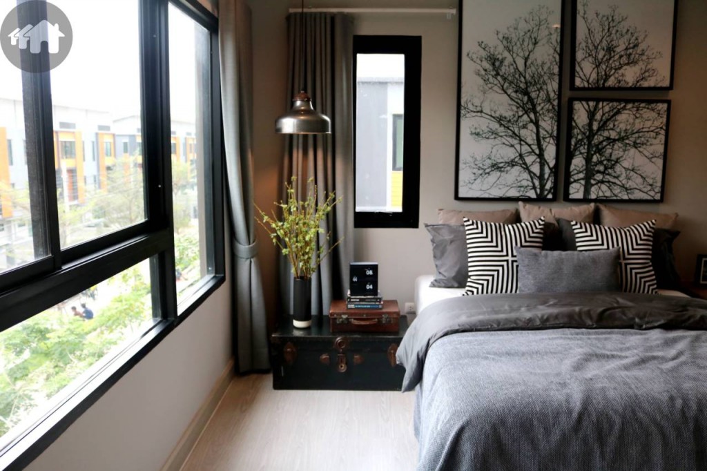 ห้องนอนที่ 3 ของทาวน์โฮม Type D โครงการ อีโค สเปซ บางนา – วงแหวน (Eco Space Bangna - Wongwaen)