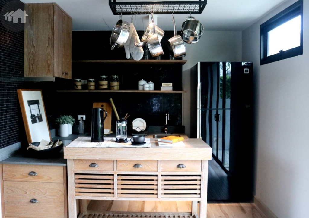 พื้นที่ครัวทาวน์โฮม Type D โครงการ อีโค สเปซ บางนา – วงแหวน (Eco Space Bangna - Wongwaen)