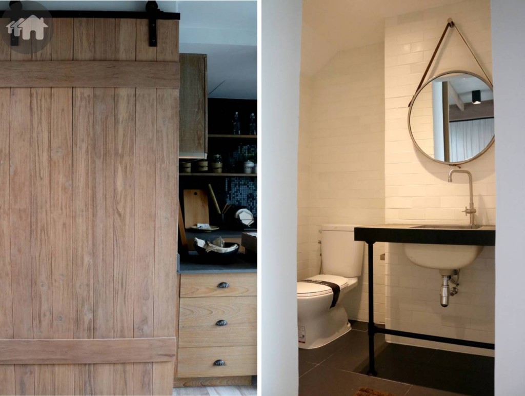 ห้องน้ำชั้นล่างโครงการ อีโค สเปซ บางนา – วงแหวน (Eco Space Bangna - Wongwaen)