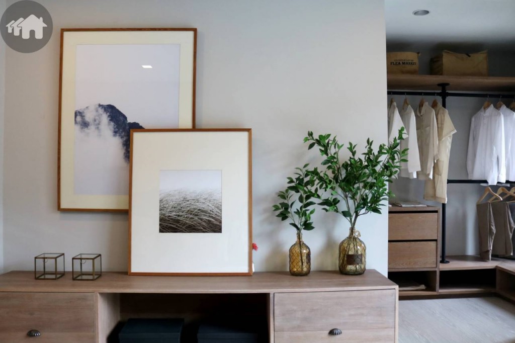 ห้องนอนมาสเตอร์ ของทาวน์โฮม Type D ของโครงการ อีโค สเปซ บางนา – วงแหวน (Eco Space Bangna - Wongwaen)