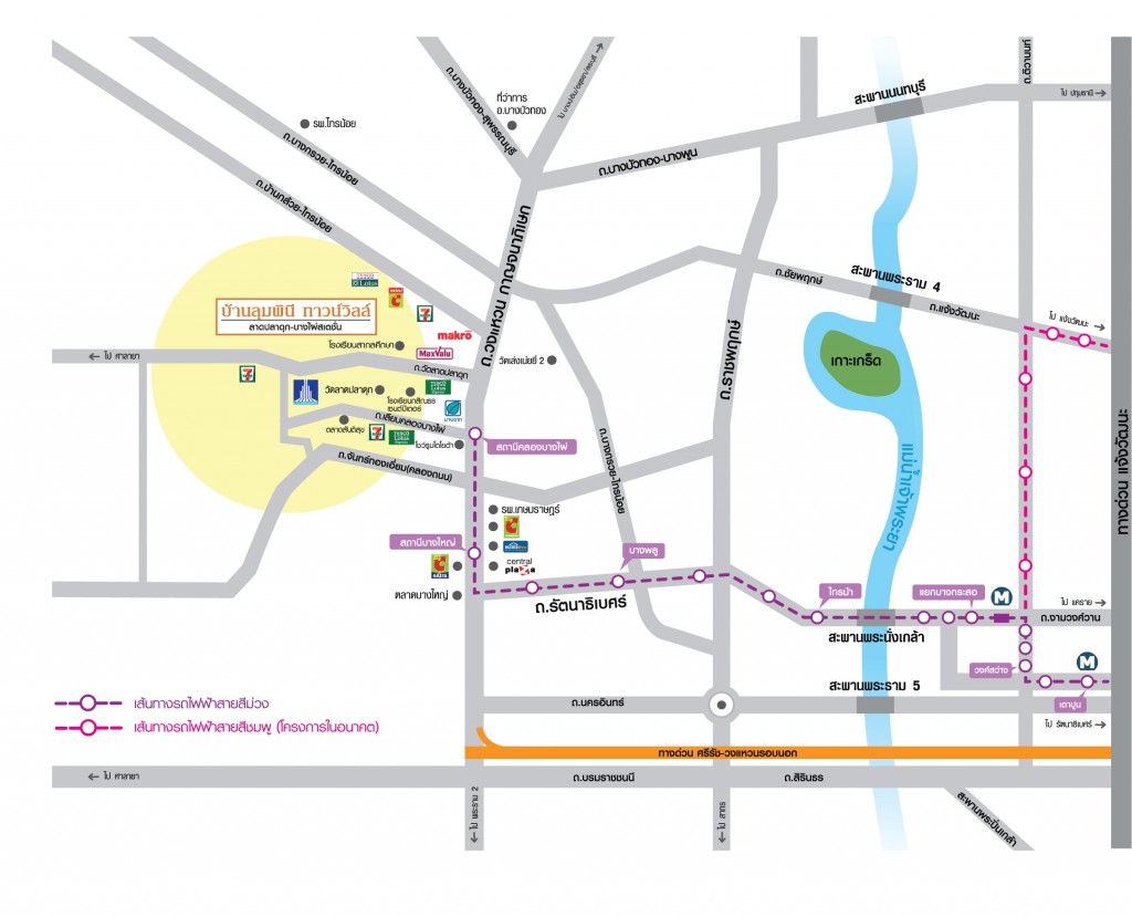 Map Ladpladuk lumpini