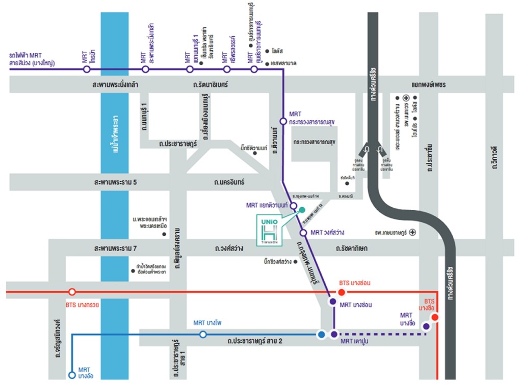 แผนที่โครงการ