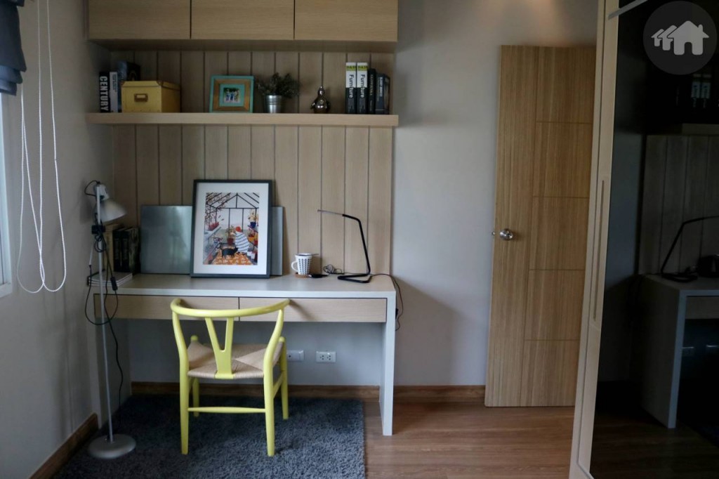 ห้องนอนยูนิต The Volume ของโครงการ วารีโอ สุวรรรภูมิ Vario Suvarnabhumi