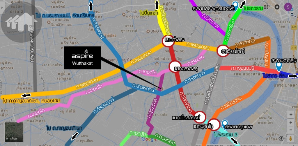 ถนนรอบโครงการ ภาพ via Google.com