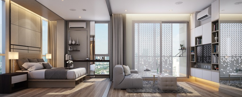 TYPE : 1 Bedroom Plus E1 ขนาด 34.95 ตารางเมตร