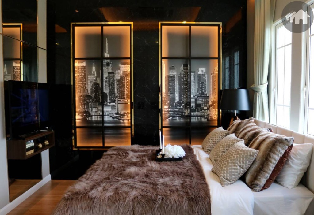 ห้องนอนมาสเตอร์โครงการ โกลเด้น ทาวน์ บางนา – สวนหลวง Golden Town Bangna Suanluang