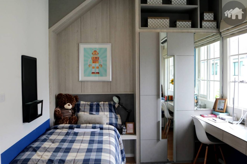 ห้องนอนที่ 2 ของยูนิต Saint James โครงการ โกลเด้น ทาวน์ บางนา – สวนหลวง Golden Town Bangna Suanluang 