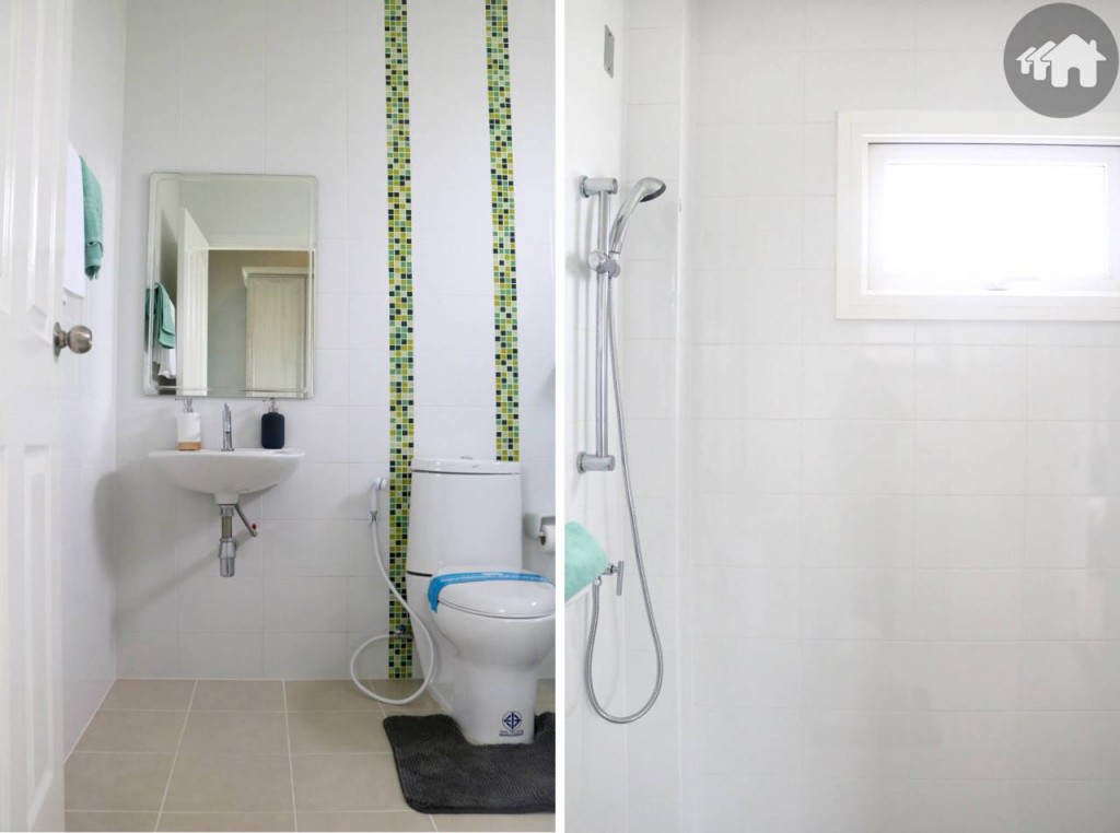 ห้องน้ำภายในห้องนอนมาสเตอร์ ของโครงการ กรีนิช ไพร์ม ทางด่วนรามอินทรา-หทัยราษฎร์ Greenwich Prime Express Way Ramintra Hathairat