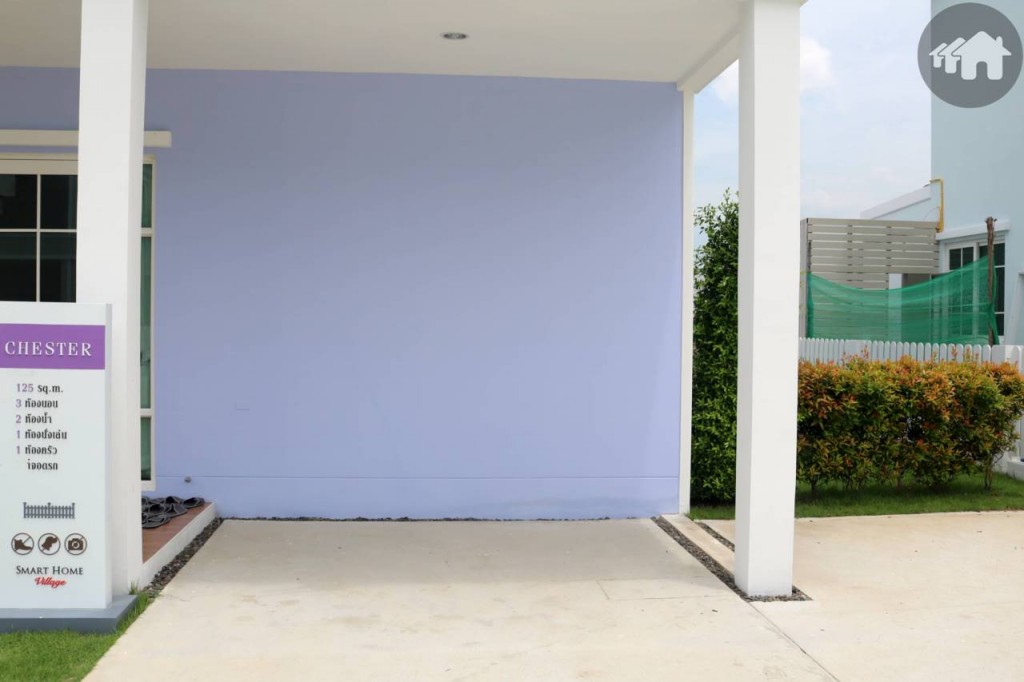 พื้นที่จอดรถ แบบบ้าน Chester โครงการ กรีนิช ไพร์ม ทางด่วนรามอินทรา-หทัยราษฎร์ (Greenwich Prime Express Way Ramintra Hathairat)