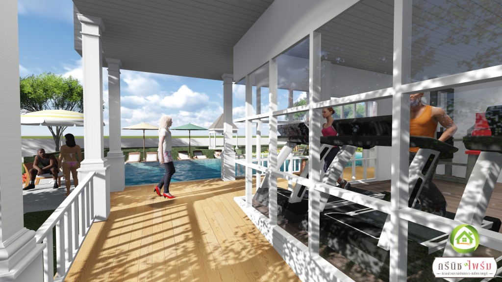 คลับเฮ้าส์ โครงการ กรีนิช ไพร์ม ทางด่วนรามอินทรา-หทัยราษฎร์ Greenwich Prime Express Way Ramintra Hathairat