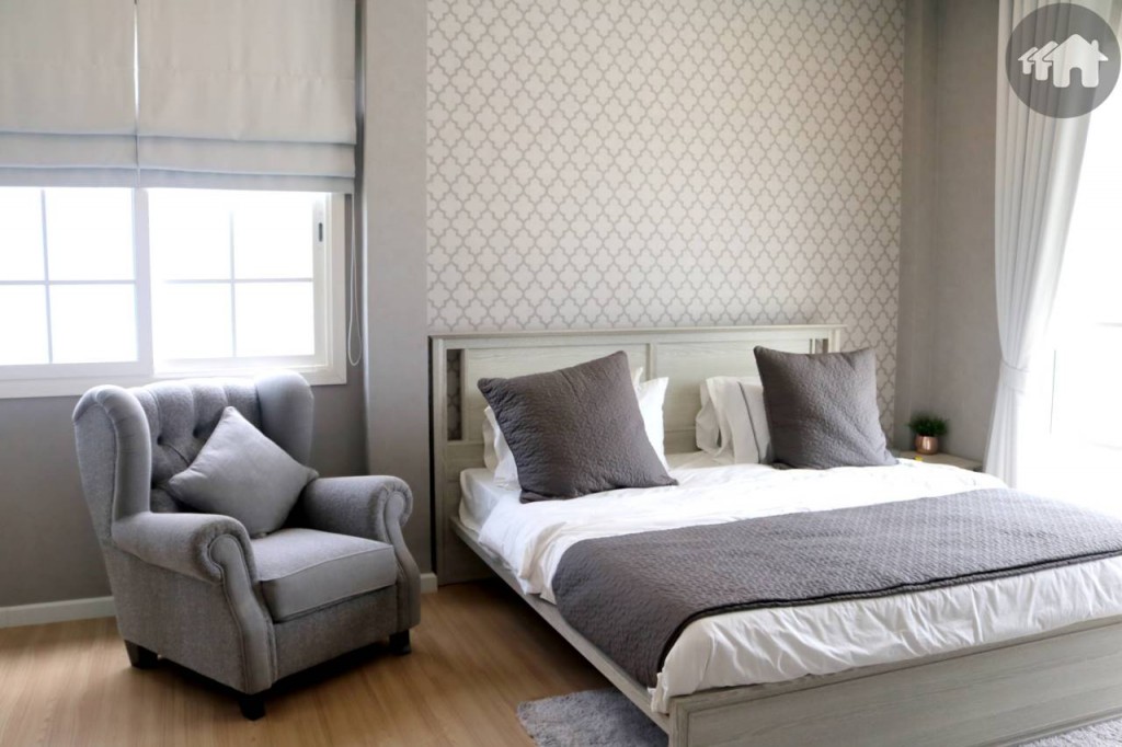 ห้องนอนมาสเตอร์ ของโครงการ กรีนิช ไพร์ม ทางด่วนรามอินทรา-หทัยราษฎร์ Greenwich Prime Express Way Ramintra Hathairat