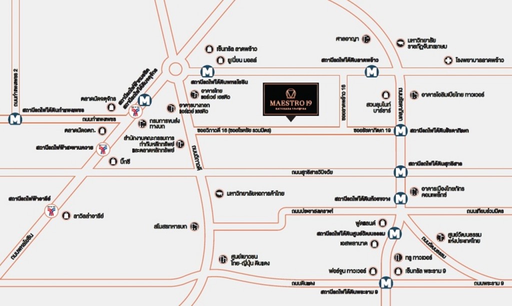 แผนที่โครงการ