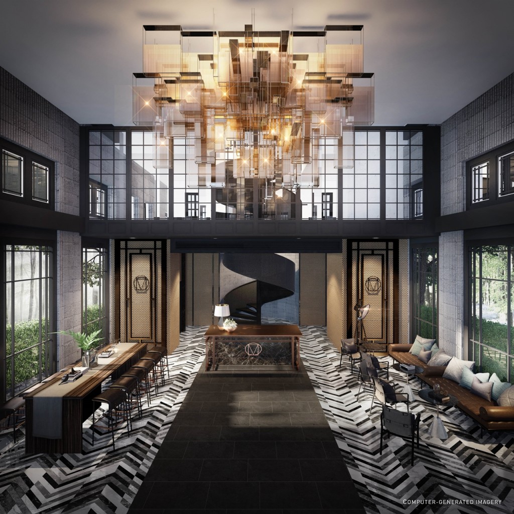 Main Lobby เพดานสูงโปร่งแบบ Double Volume