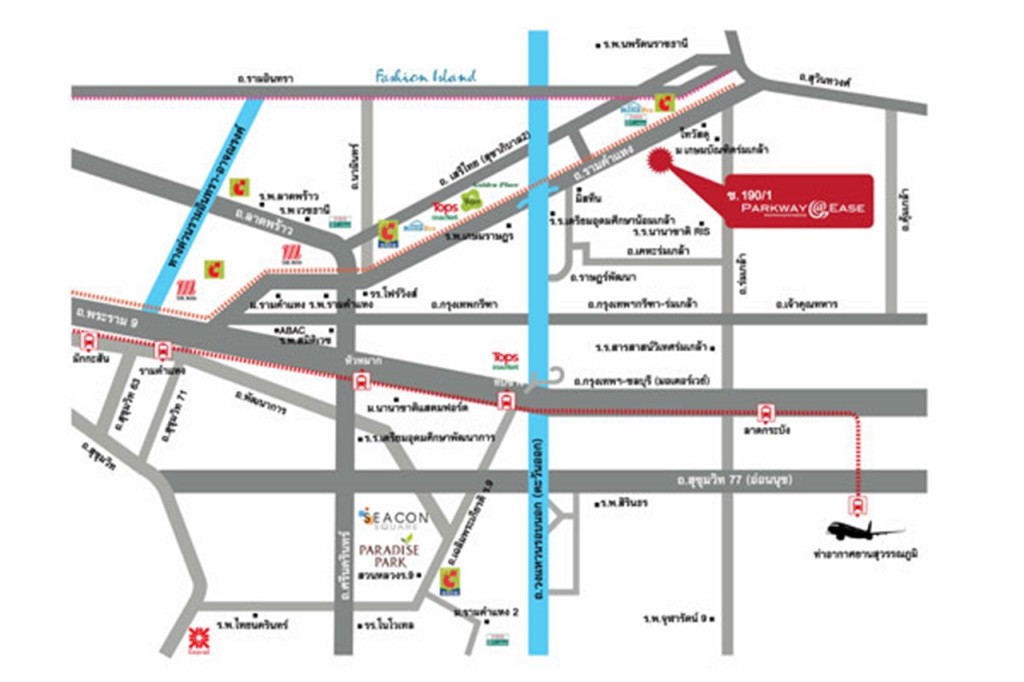 แผนที่โครงการ