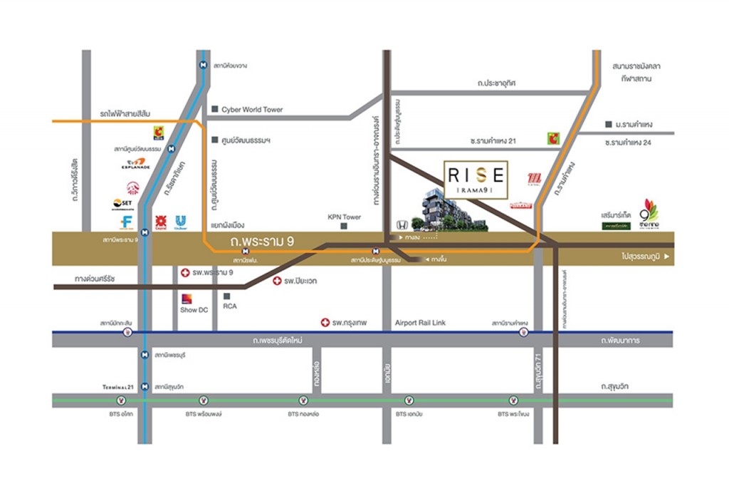 แผนที่โครงการ