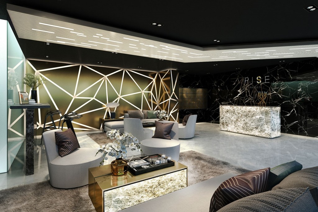 ภาพจำลองพื้นที่ Lobby ของโครงการ