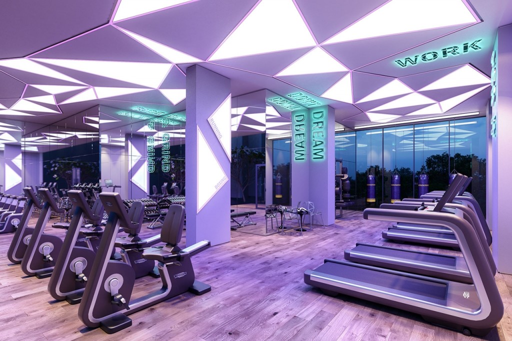 ภาพจำลองภายในฟินเนสบนชั้น 2 ของอาคารC ที่ดูทันสมัย และมีความสูงจากพื้นชั้น2 โล่งไปถึงชั้น 3