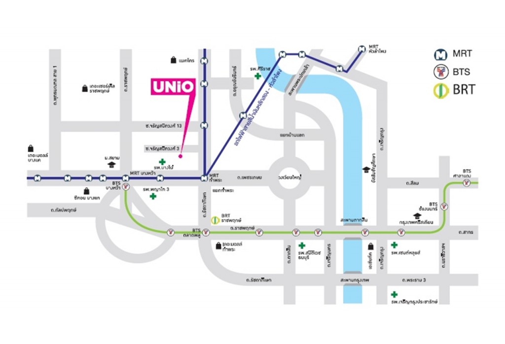 แผนที่โครงการ