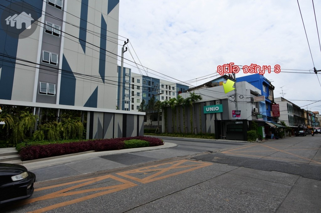 จากปากซอยประมาณ 500 เมตร ก็ถึงโครงการยูนิโอ จรัญฯ 3