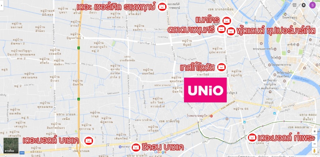 ห้างสรรพสินค้าและแหล่งช้อปปิ้งรอบโครงการ