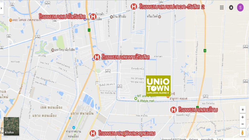 โรงพยาบาลรอบโครงการ