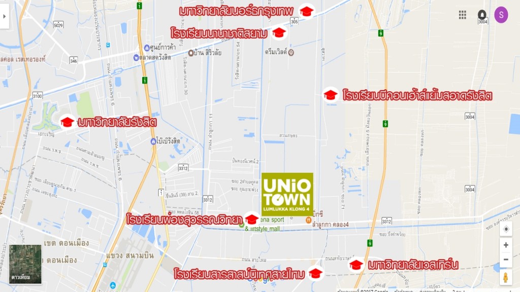 สถานศึกษารอบโครงการ