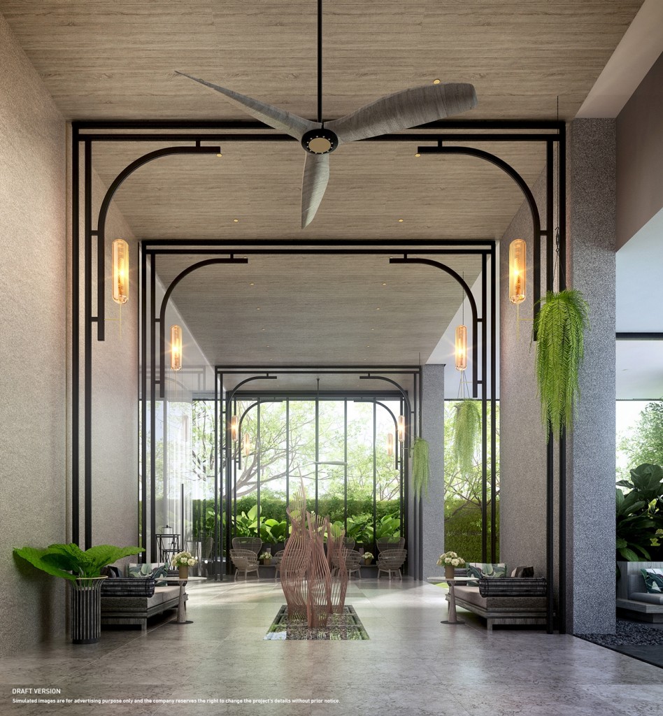 ล็อบบี้เพดานสูง