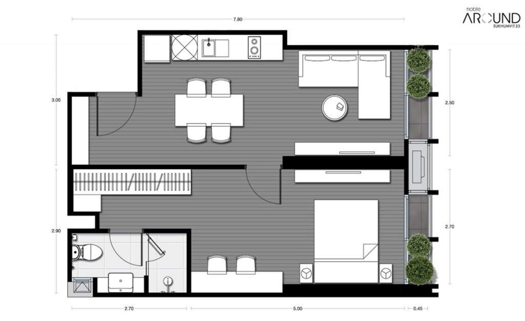 มีการวาง Layout อย่างลงตัว และฟังก์ชั่นการใช้งานครบครัน
