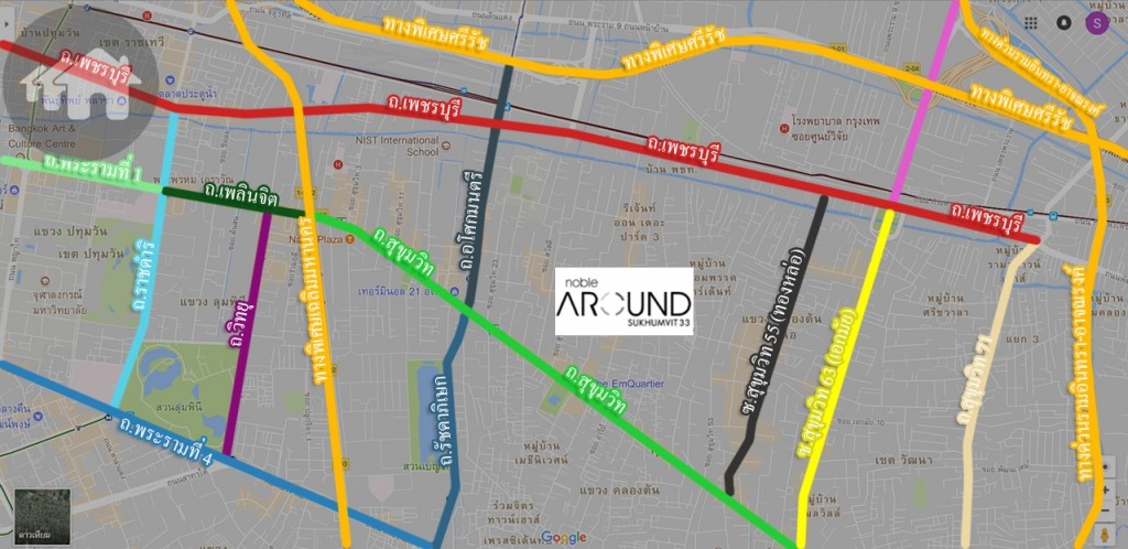 ถนนรอบโครงการ via googlemap