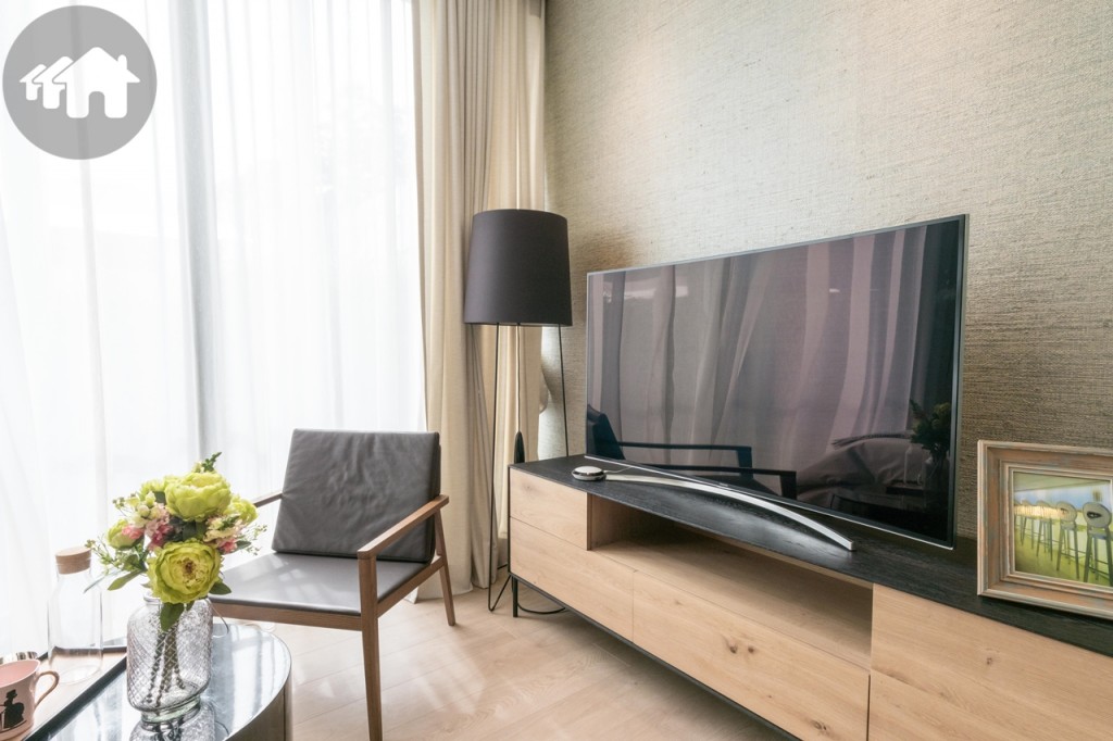 พื้นที่ห้องนั่งเล่นเป็นสัดส่วน