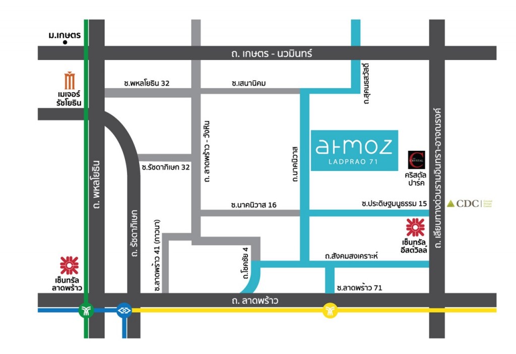 แผนที่โครงการ