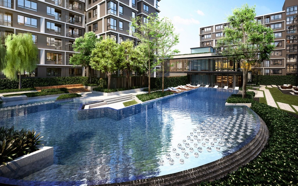 ด้านข้างเชื่อมต่อกับอาคารสิ่งอำนวยความสะดวกหลัก