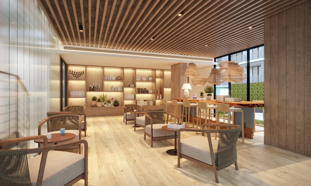 ชั้นล่างเป็นพื้นที่นั่งเล่น Co-Chilling Space พักผ่อนหรืออ่านหนังสือในวันสบายๆ