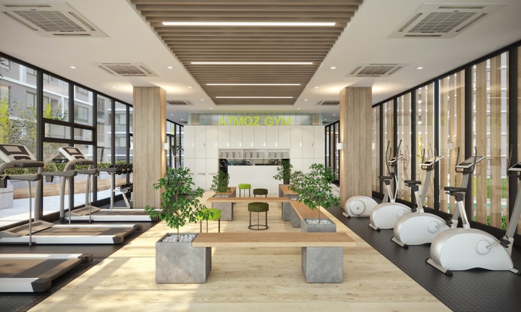 ชั้นที่ 2 เป็น Smart Fitness พร้อมอุปกรณ์ออกกำลังกายระบบดิจิตอลที่มีครบครัน พิเศษด้วยโซนบ๊อกซิ่ง 