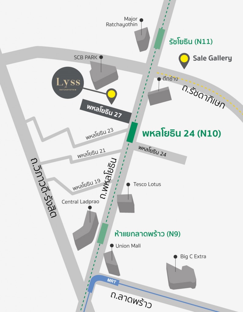 แผนที่โครงการ