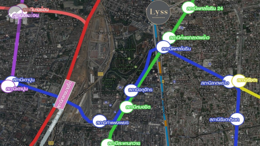 รองรับเดินทางด้วยรถไฟฟ้าทั้งปัจจุบันและอนาคต