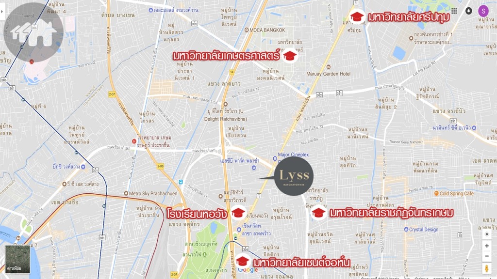 สถานศึกษารอบโครงการ