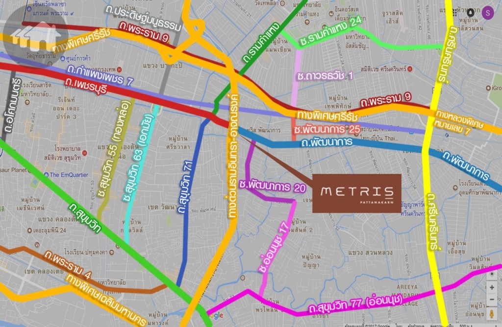 เชื่อมต่อถนนสายสำคัญได้หลายสาย  - เชื่อมต่อกับอ่อนนุชได้โดยเข้า ซ.พัฒนาการ 20 ไปทะลุ ซ.อ่อนนุช 17  - เชื่อมต่อกับ ซ.รามคำแหง 24 ด้วย ซ.พัฒนาการ 25 ไปทะลุ ซ.ถาวรธวัช 1 ทั้งนี้ ปัจจุบันมีการก่อสร้างทางลอดแยกพัฒนาการ-รามคำแหง-ถาวรธวัช ทำให้ในอนาคตรถทางตรง ถ.พัฒนาการ สามารถขับลงทางลอดได้โดยไม่ต้องรอสัญญาณไฟ ซึ่งคาดว่าจะแล้วเสร็จปี 2561 