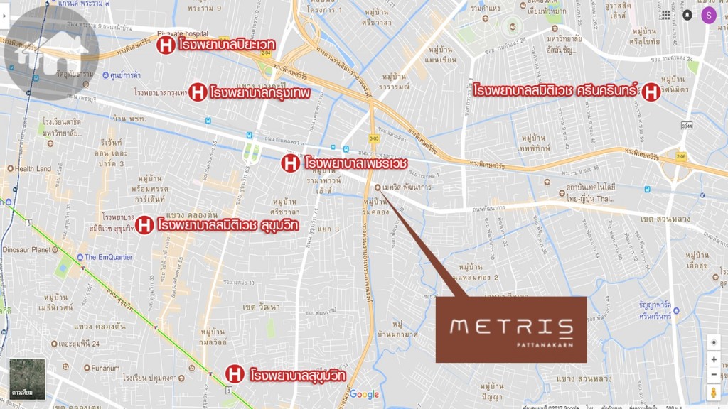 โรงพยาบาลรอบโครงการ