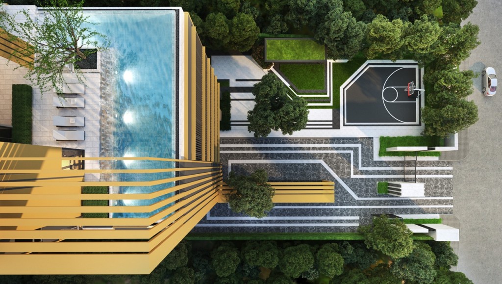 ลานบาสเกตบอล และ Outdoor Gym