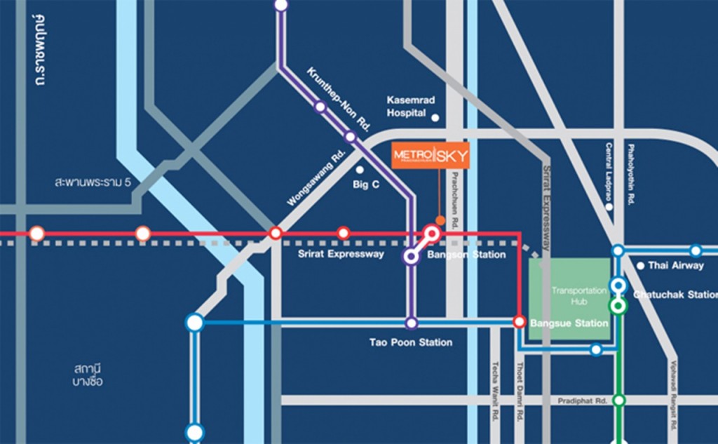 แผนที่โครงการ