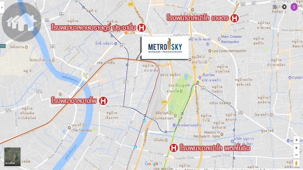 โรงพยาบาลรอบโครงการ