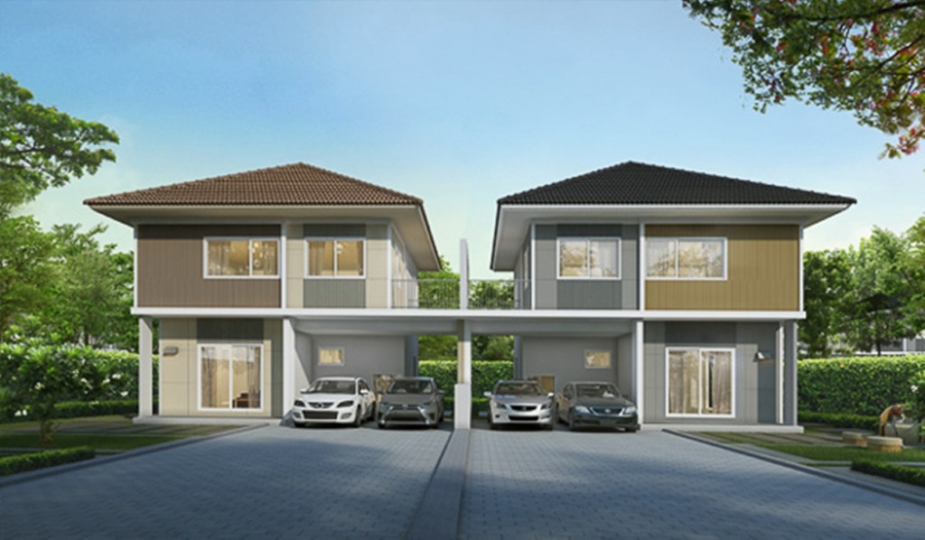 3.CLOVER ขนาดที่ดิน เริ่มต้น 39.5 ตร.ว.  พท. ใช้สอย 130 ตร.ม. 3 ห้องนอน 3 ห้องน้ำ และ 2 ที่จอดรถ 