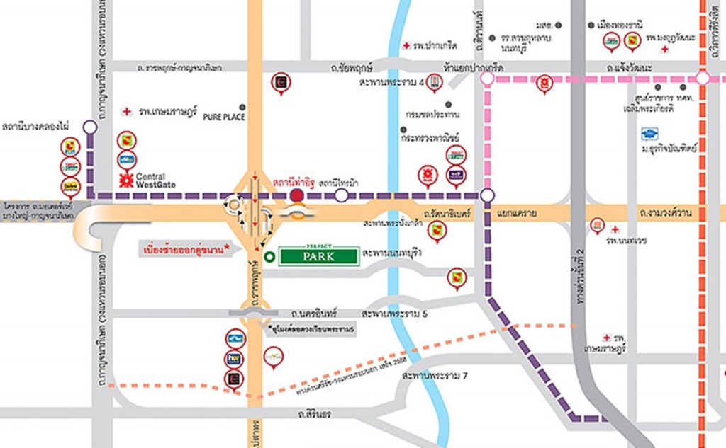แผนที่โครงการ